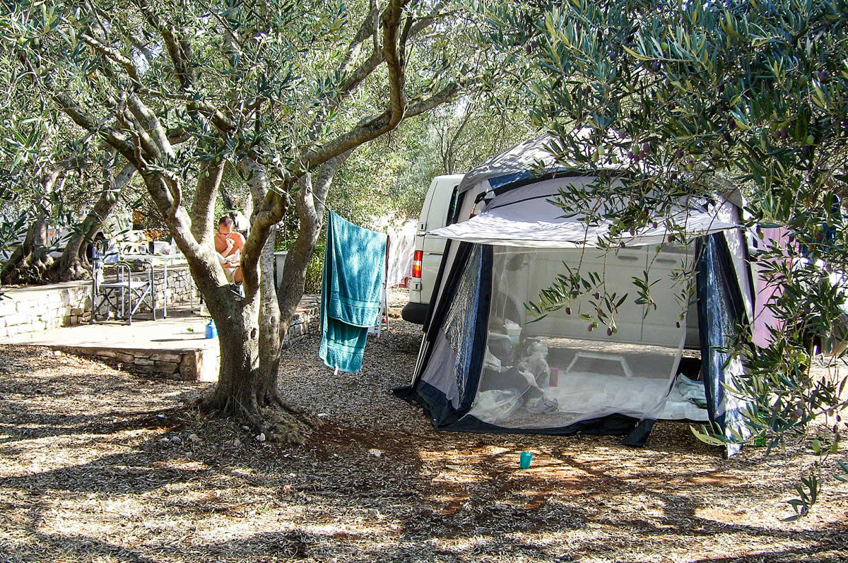 Campingplatz auf Korsika