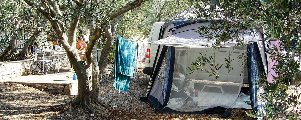 Campingplatz auf Korsika