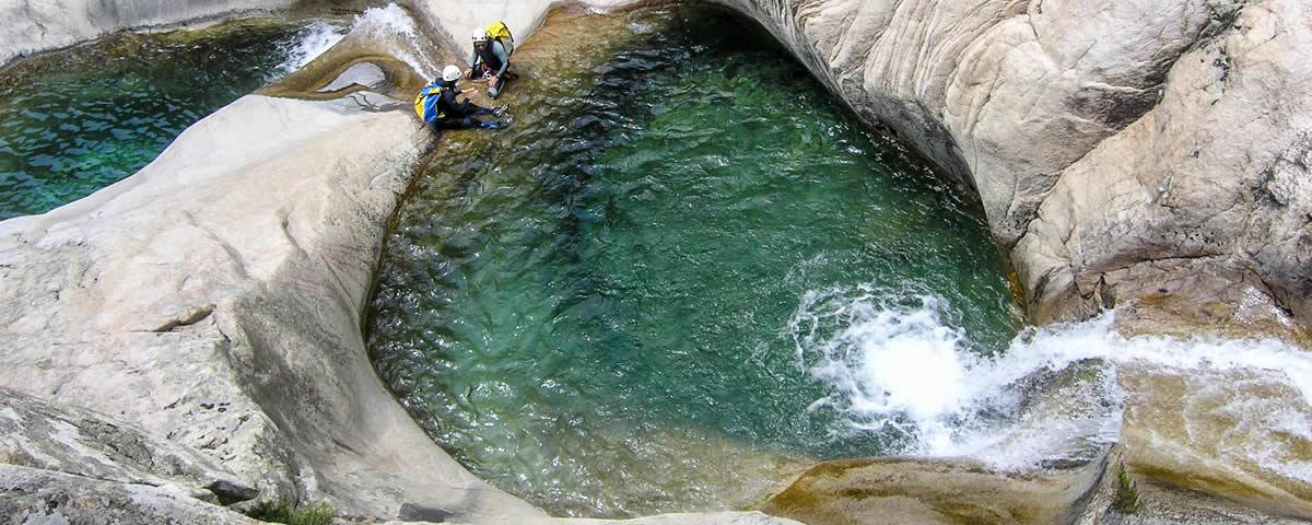 Canyoning am Purcaraccia