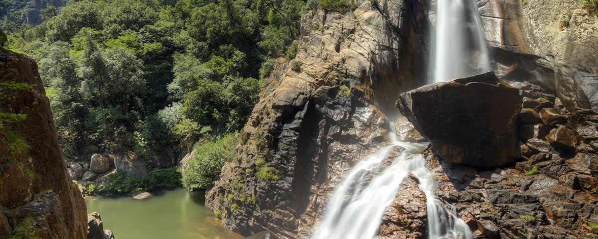 Der Wasserfall Piscia di Gallo