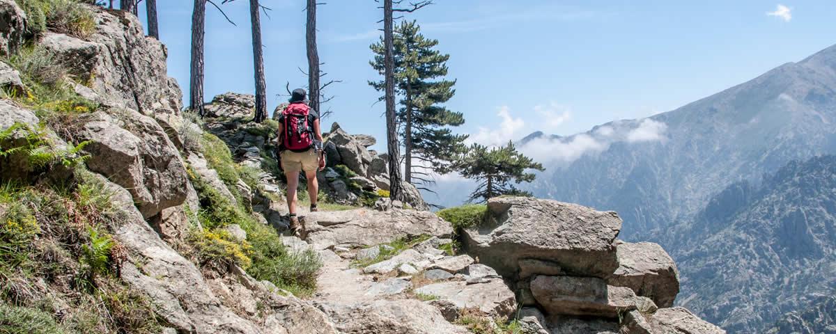 Wanderweg im Restonica Tal