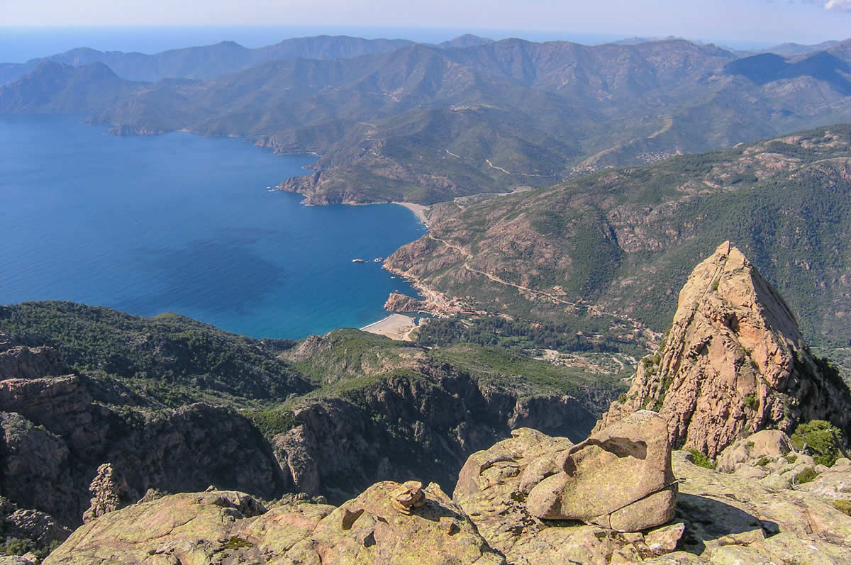 Auf dem Gipfel des Capo d'Orto