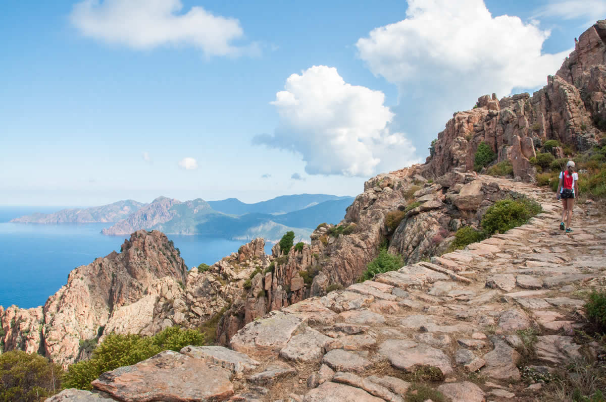 Wanderweg in der Calanche